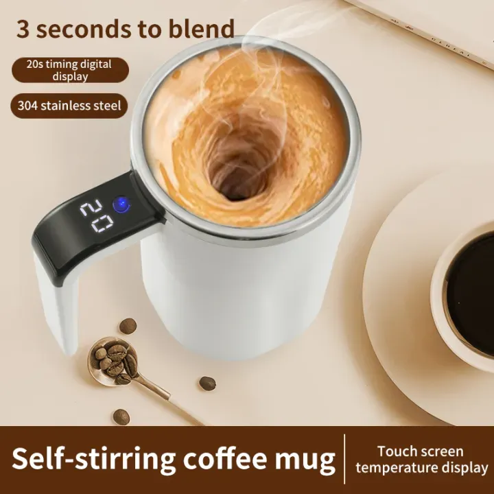 Automatic Magnetic Stirring Cup (Rechargeable) with Digital Temperature Display - Image 3
