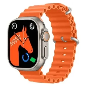 Y80 Ultra Smart Watch Combo with 8 Straps, 2.02" IPS Display, Wireless Charging, IP68 Water Resistant