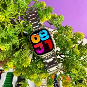 Y80 Ultra Smart Watch Combo with 8 Straps, 2.02" IPS Display, Wireless Charging, IP68 Water Resistant