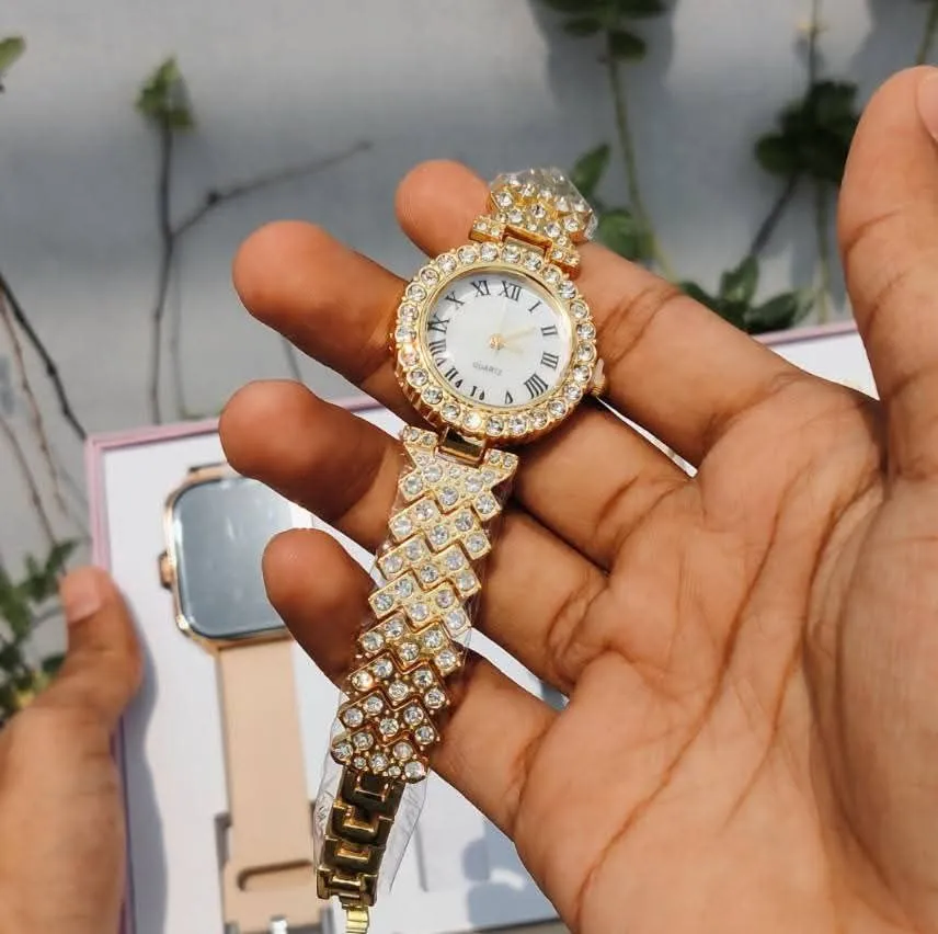 A58 Plus Smart Watch Combo Set for Women, Smartwatch with Jewelry Gift Set, Fashion Watch & Accessories - Image 7