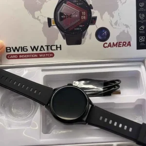 BW16 SIM Smart Watch with Camera, Bluetooth Calling Smartwatch, Health Tracker with Premium Strap