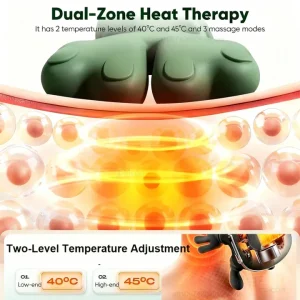FH-670 Hand Shoulder & Neck Massager, Rechargeable 3D Shiatsu Massager with Heat Therapy