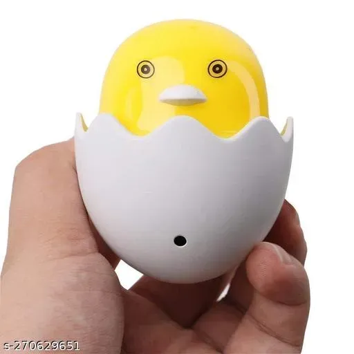 Yellow Duck Egg LED Small Night Light, Cute Plug-in Bedside Night Lamp for Kids - Bikdoo Yellow Duck Egg LED Small Night Light, Cute Plug-in Bedside Night Lamp for Kids - Image 5