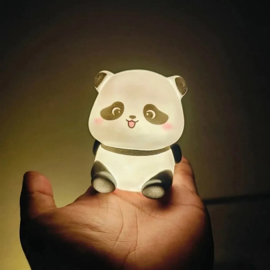Mini Panda LED Lamp, Cute Panda Night Light for Bedroom, - Bikdoo Mini Panda LED Lamp, Cute Panda Night Light for Bedroom, - Image 2