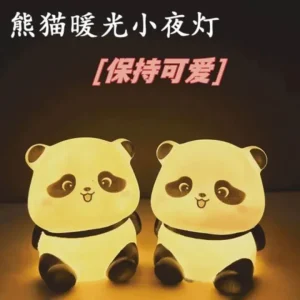 Mini Panda LED Lamp, Cute Panda Night Light for Bedroom,