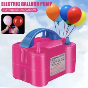Electric Balloon Pump 73005, Dual Nozzle Balloon Inflator Machine 600W for Party Decoration