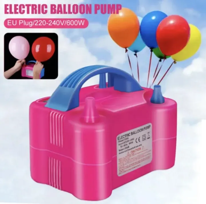 Electric Balloon Pump 73005, Dual Nozzle Balloon Inflator Machine 600W for Party Decoration - Bikdoo Electric Balloon Pump 73005, Dual Nozzle Balloon Inflator Machine 600W for Party Decoration
