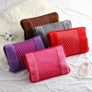 Electric Hot Water Bag Rechargeable, Portable Heating Pad for Pain Relief & Muscle Therapy