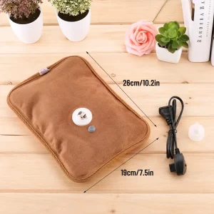 Electric Hot Water Bag Rechargeable, Portable Heating Pad for Pain Relief & Muscle Therapy
