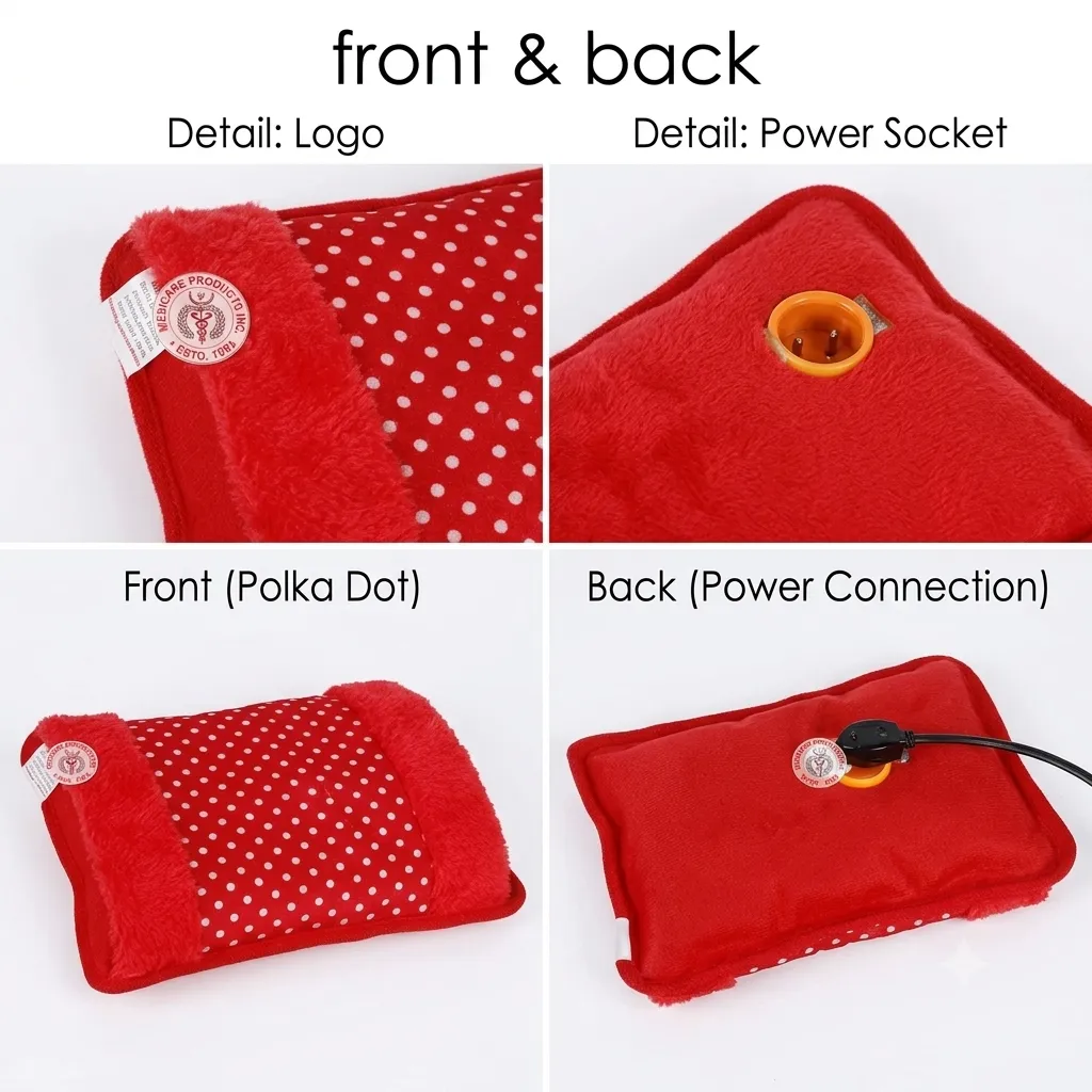 Electric Hot Water Bag Rechargeable, Portable Heating Pad for Pain Relief & Muscle Therapy - Bikdoo Electric Hot Water Bag Rechargeable, Portable Heating Pad for Pain Relief & Muscle Therapy - Image 5