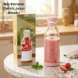 Portable Electric Mini Juicer 420ml USB Rechargeable Smoothie Blender